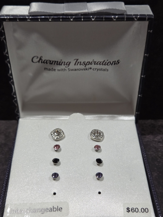 charming inspirations Jewelry - Charming Inspirations Swarovski Crystal Earring Set